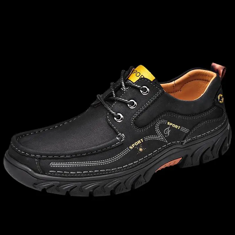 
Manual Suture Cow Leather Frosted Leather Men Sneakers Men Casual Shoes Sneakers 