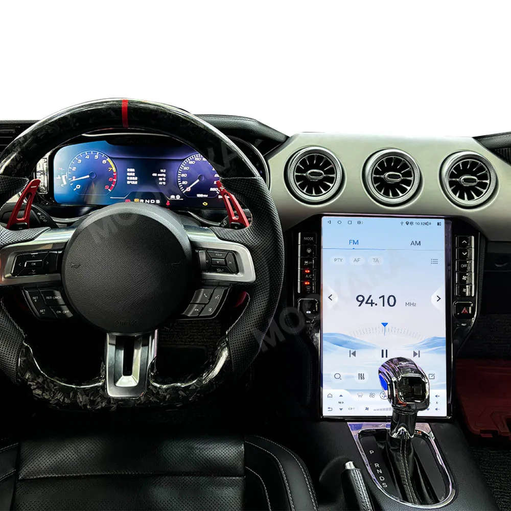 Автомагнитола MOOKAKA 14 5 дюймов для Ford Mustang 2015-2021 автомобильный DVD-плеер GPS навигация мультимедийный плеер магнитола