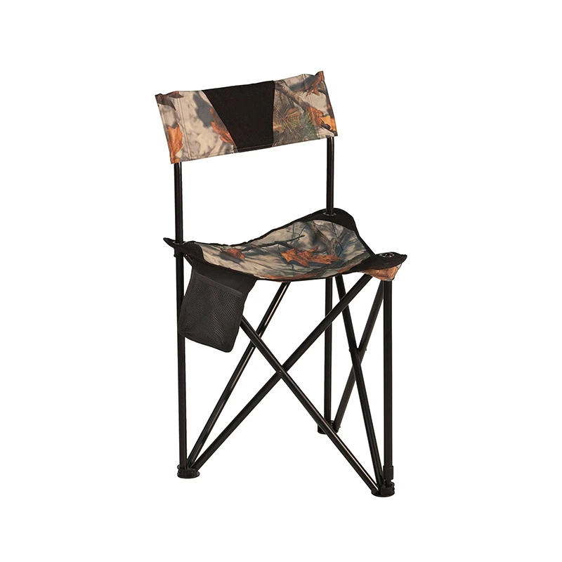 Camping Hiking Tripod Hunting Chairs for Blinds Portable Folding Hunting Stool Back Camo Fishing Chair