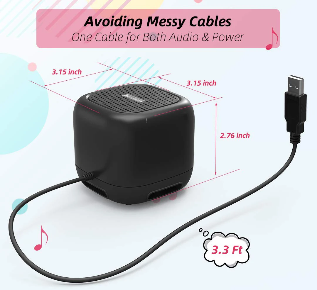 Лидер продаж маленькая USB Колонка для компьютера колонки