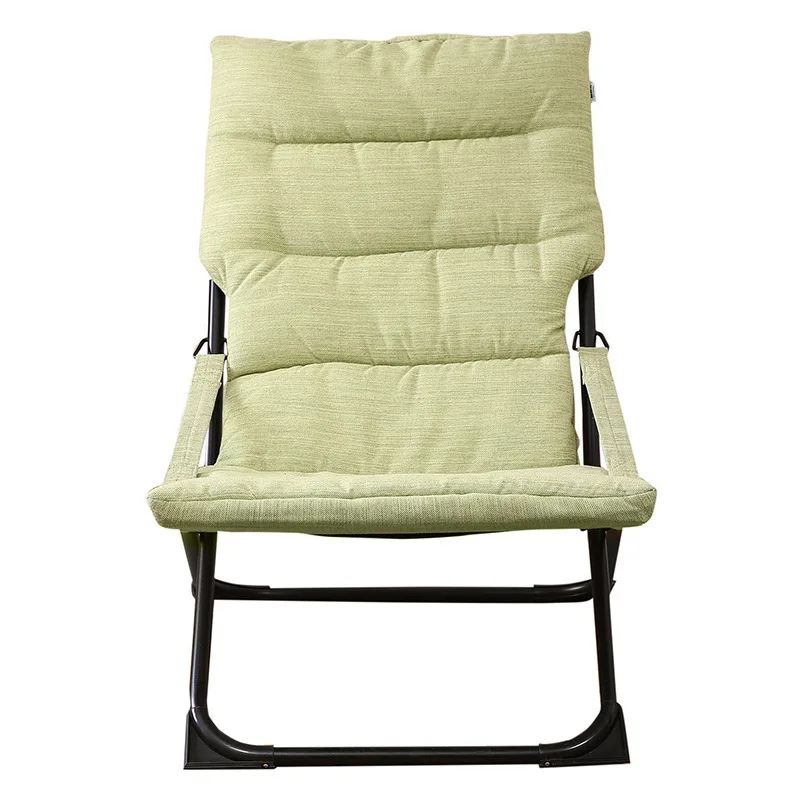 Portable low-cost beach chair Metal folding seat with adjustable seat height Soft chair