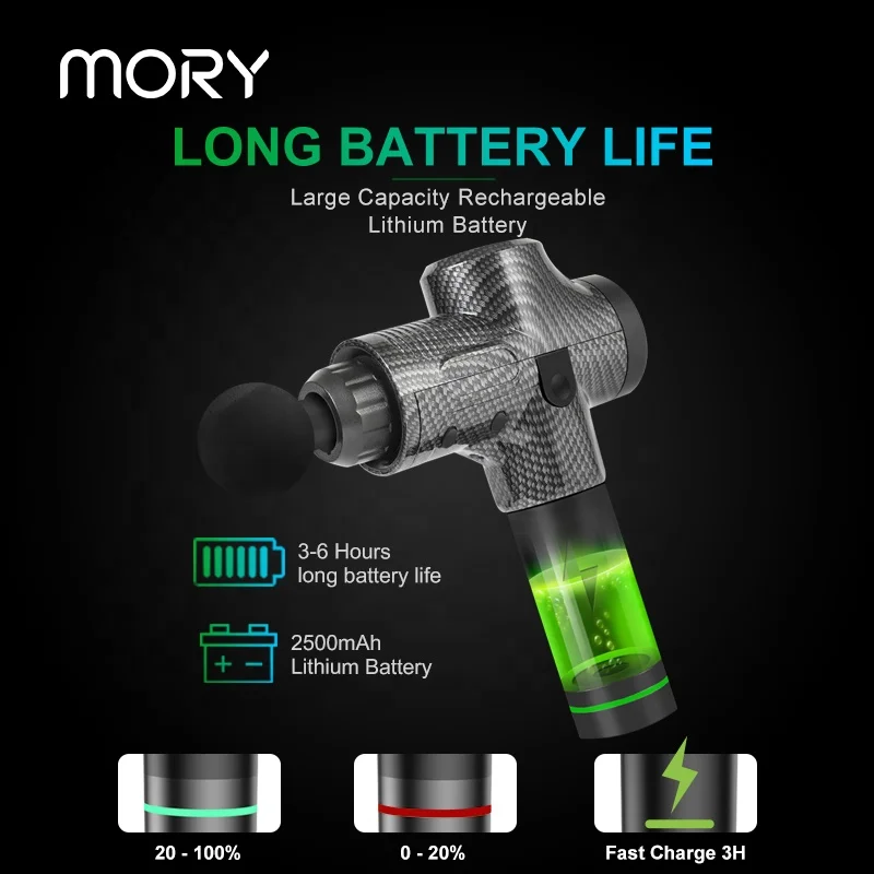 Upgrade Electric 30 Speed Solid Colors New Model Vibrate Pro Deep Muscle Fascia Tissue Lcd 16mm Amplitude Massager Gun