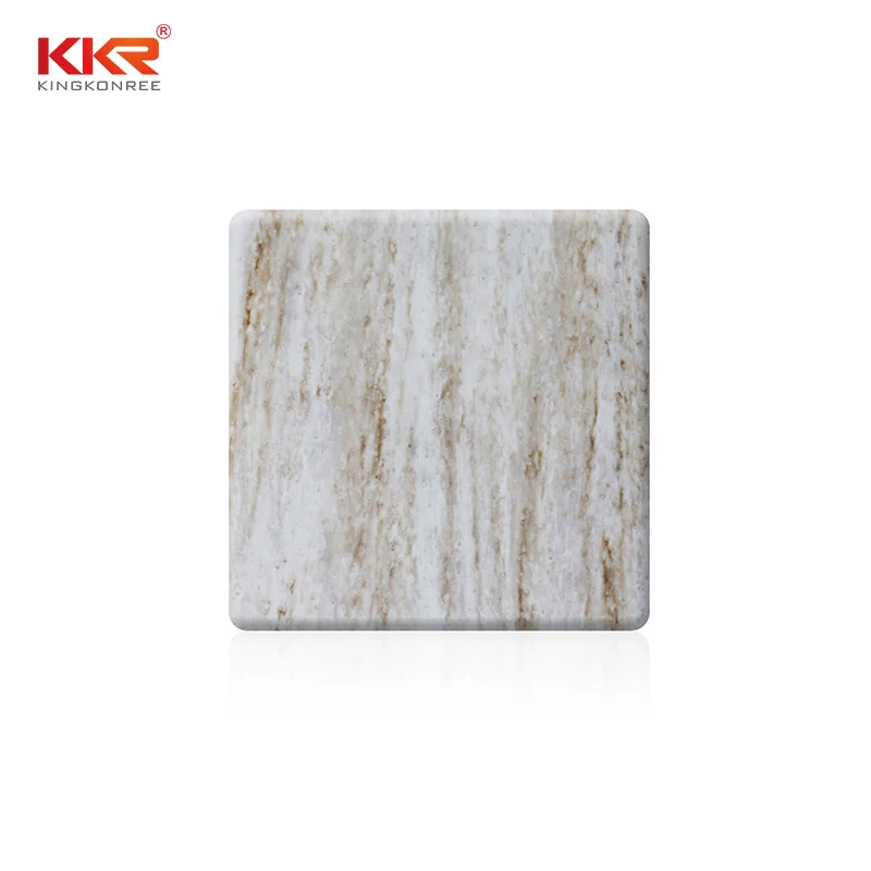 Pure marble acrylic solid surface for curve products artificial stone for bending countertop