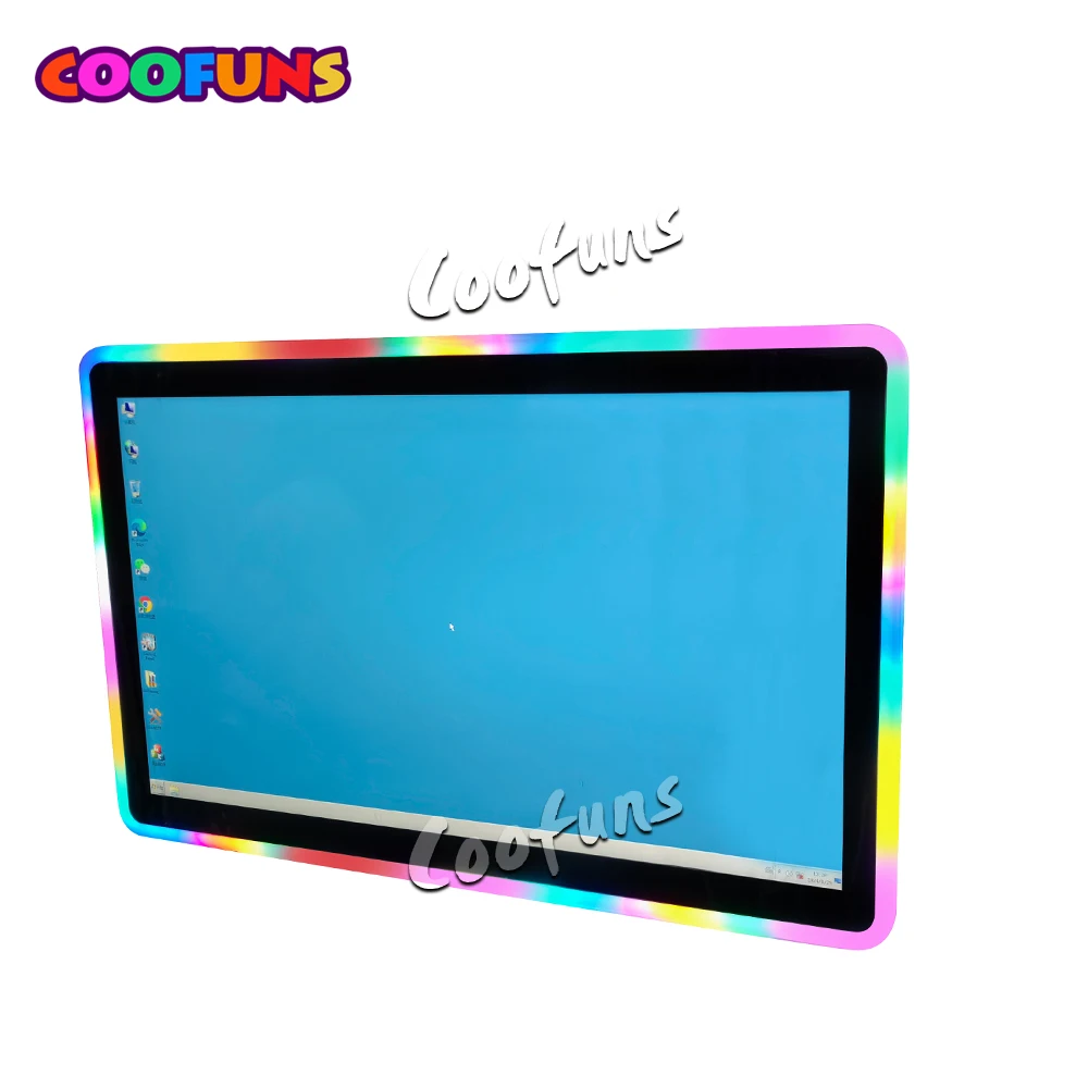 Hot Selling 27 Inch Capacitive 3M RS232 With LED Light Touch Screen Monitor Guangzhou Factory Price For Sale