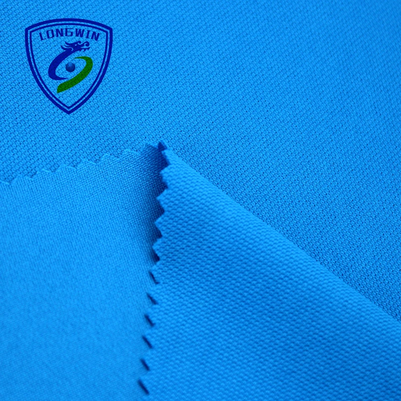 Polo Shirt outdoor sports work suits hats labor vest 100% coolpass brand cross section polyester knitting pique mesh fabric