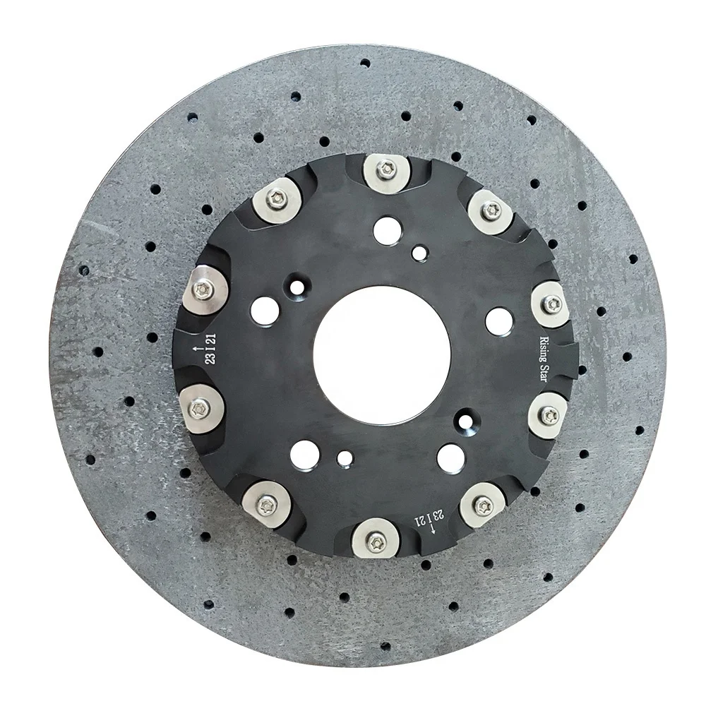 Carbon Ceramic Brake Disc Brake Rotor for BMW Audi Q7 GTR R35 Gray Passenger Car OE Manufacturer Specification