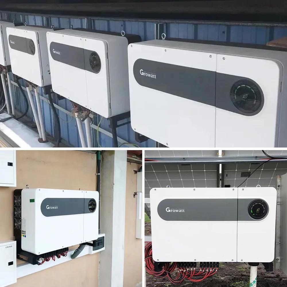 Good Quality Growatt max 80kw 100kw 150kw on Grid Solar System Growatt On Grid Inverter 500kw with JA Trina Solar Panel