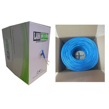  Китайский поставщик Сетевая связь премиум-класса Cat5 Plelum 4 пары кабеля UTP Cat5e 24AWG медь для кабельной разводки