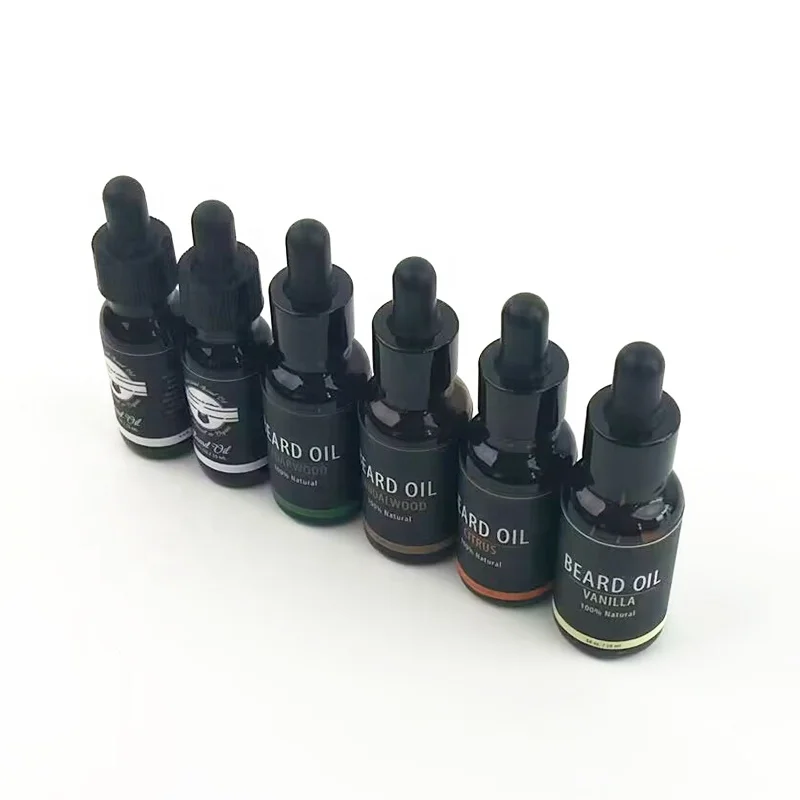 Custom Hot Selling Beard Growth Product Beard Growth Mustache Oil Organic Natural Men Beard Oil