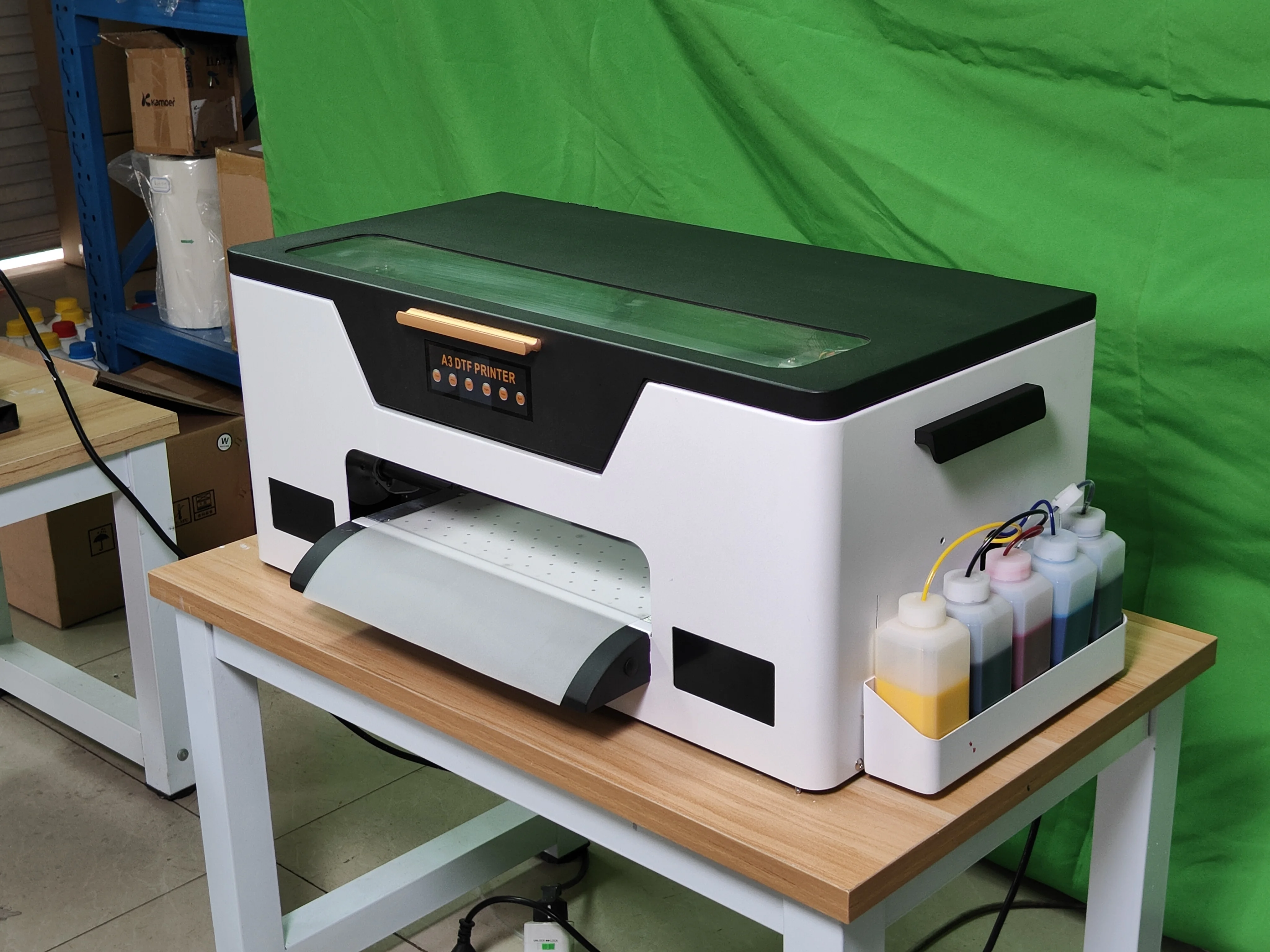 OEM Single XP600 Printhead Heat Transfer DTF Printer  Small Size Mini A3 A4 Garment DIY PET Filem Transfer Inkjet Printer