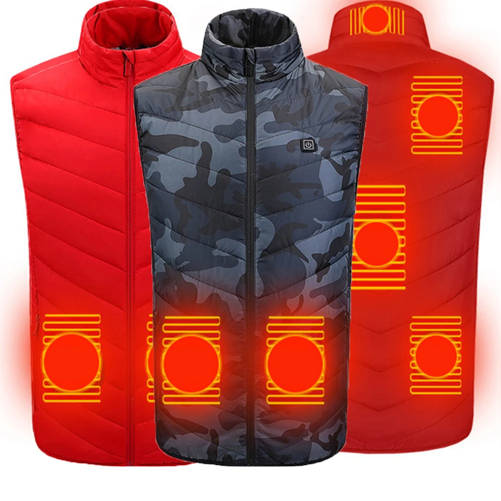 Cheap Price Usb Electric Heated Vest Jacket Waistcoat For Sale Women Moto & Biker Outer Wear Regular O-Neck