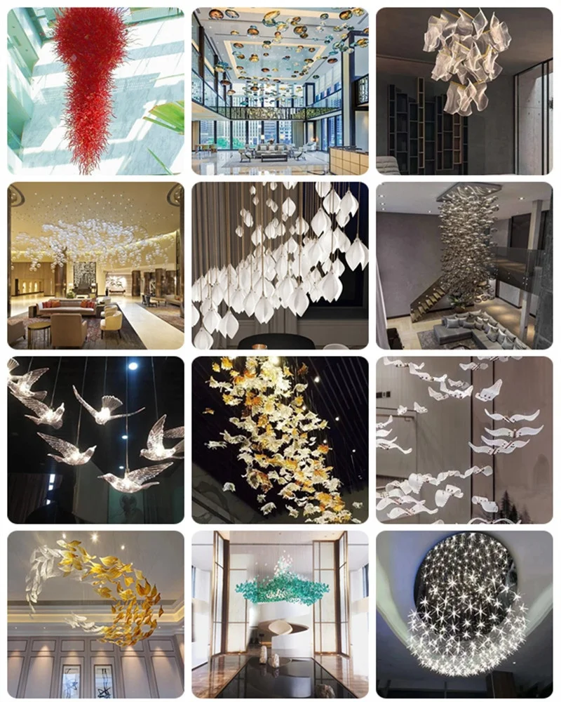 chandelier modern luxury large chandeliers round plum blossom flower tube crystal glass chandelier for wedding villa home light