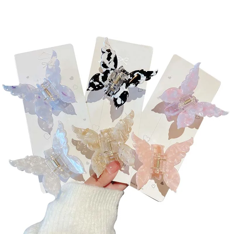 Роскошные заколки-бабочки зажимы для волос с бабочкой зажим для волос из ацетата