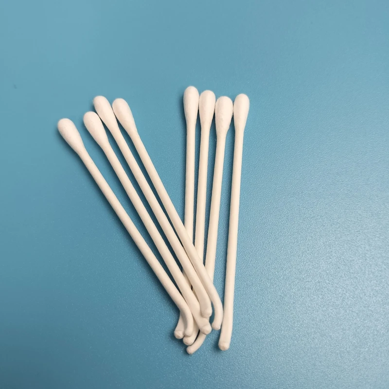 100pcs Disposable Paper Stick Ear Cleaning Cotton Swab Qtips With Hook