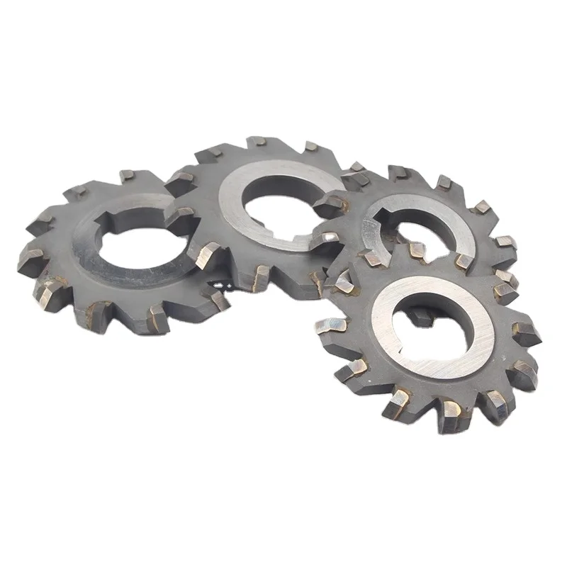 Carbide Triple Cutting Edge Straight Tooth Disc Cutter Carbide Triple Cutting Edge Saw Blade module gear milling cutter