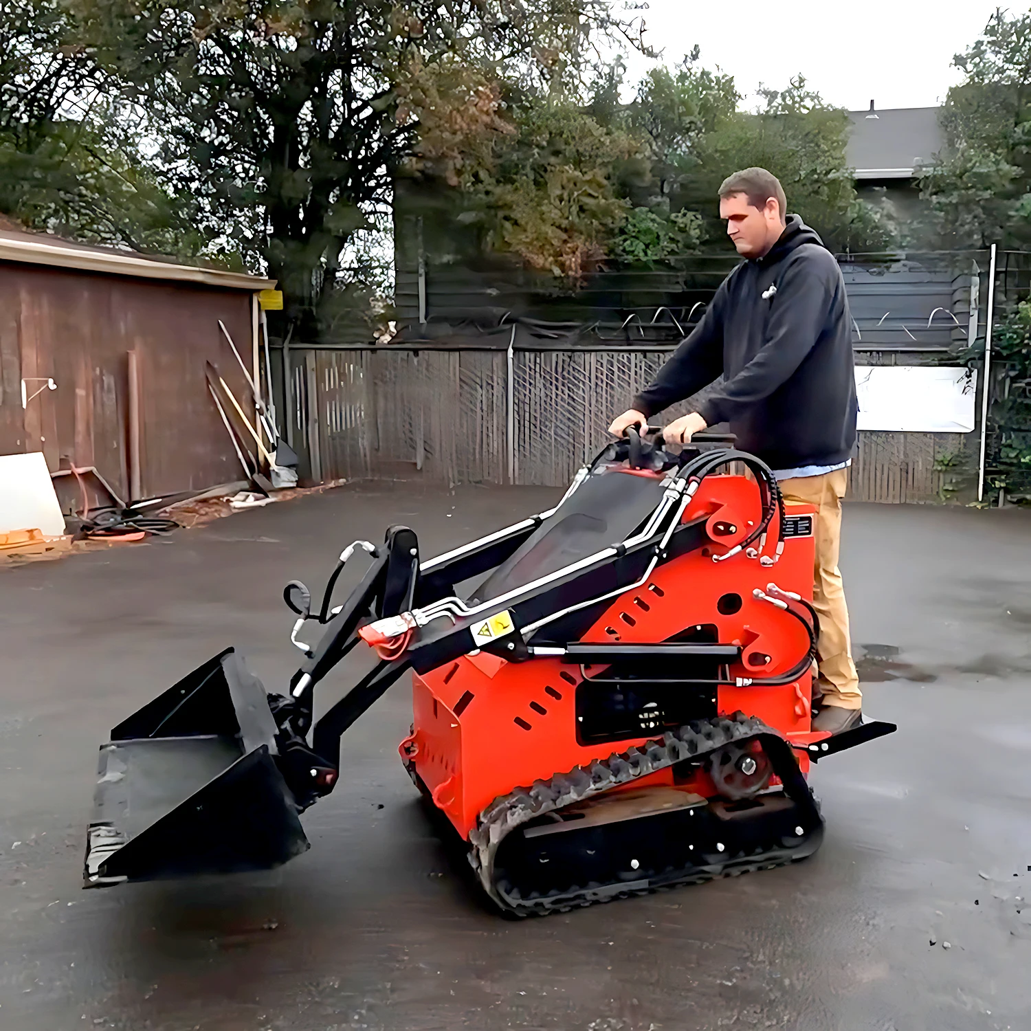 Дизельный и электрический опционально Сертификация CE мощный гусеничный погрузчик