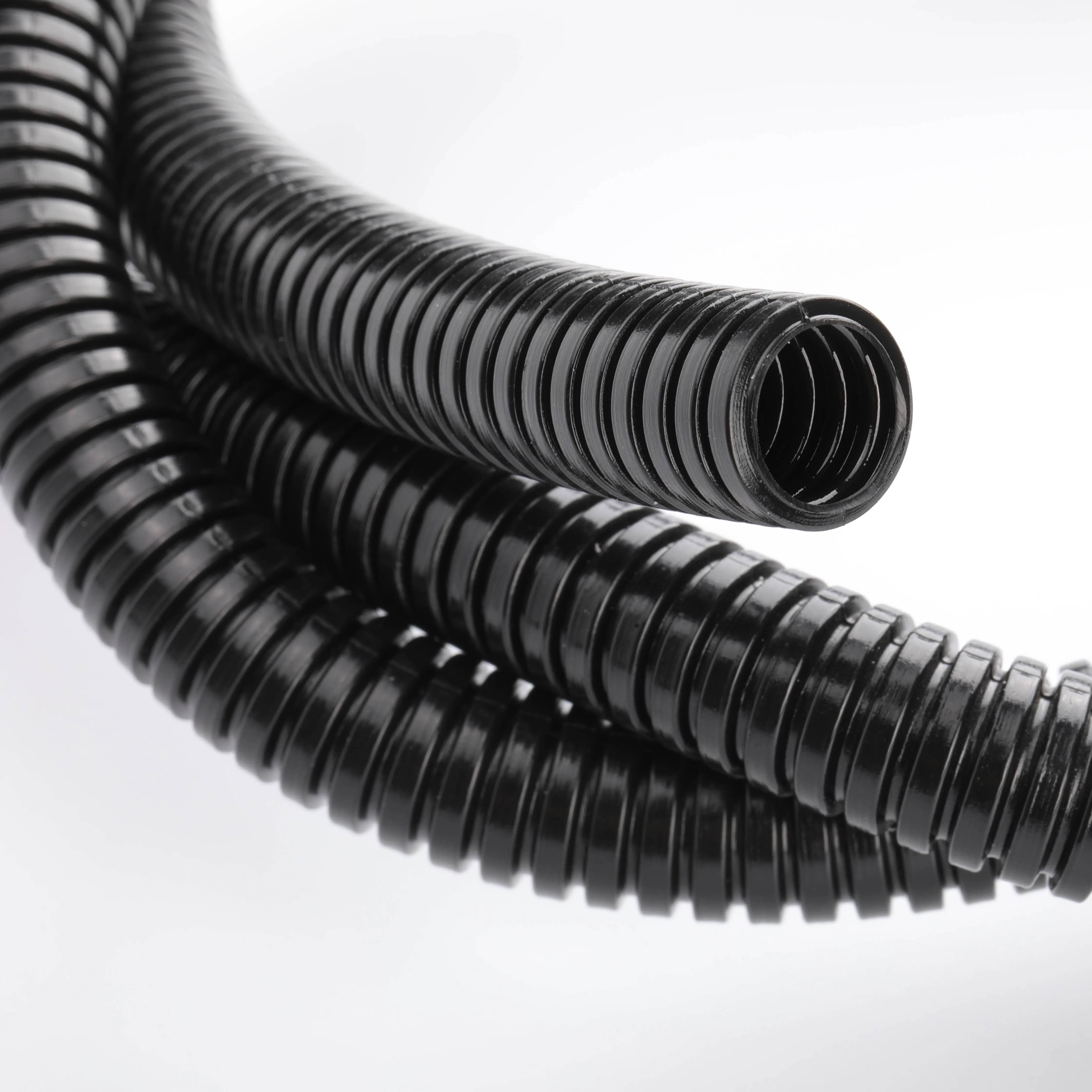 WenZhou factory wholesale 100M/Roll AD25 1 inch PE wire loom tubing corrugated pipe Flexible corrugated  hose