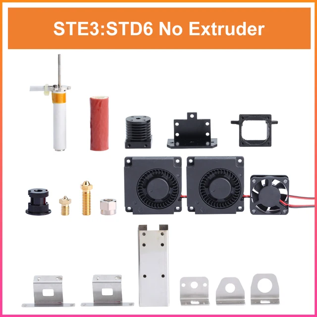 Trianglelab STD6 Ceramic Heating Core Maximum Continuous Flow up to 95cubicmm/s Direct Drive Extruder STD6 Hotend 3D Printer CHC