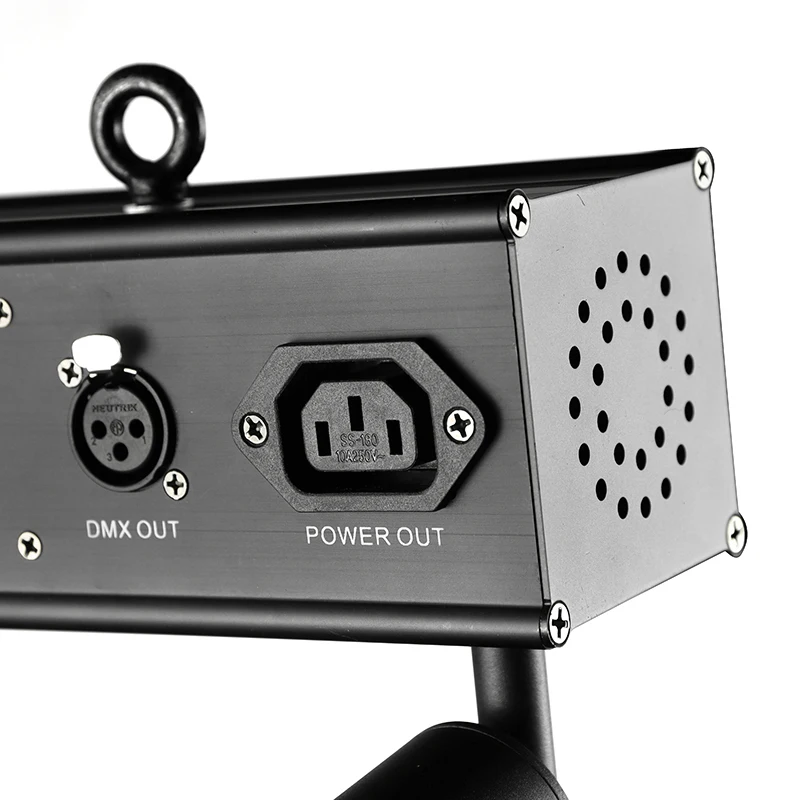 6 heads Led Pinspot Light Bar Warm white 6*10w manual Zoom DMX512 Wedding Restaurant Spotlights Bar Table Buffet 3000K Studio TV