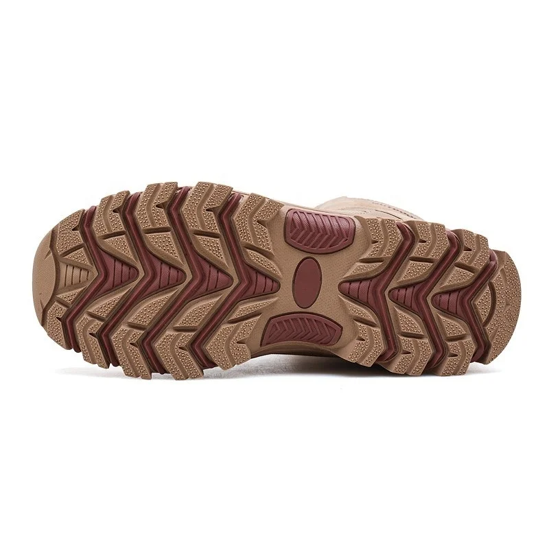 Hiking green style safety jungle men military army black long shoes