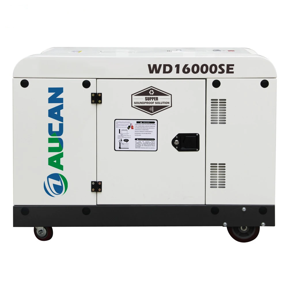 16 kva soundproof EPA engine diesel generator set super silent type portable diesel generators for home use