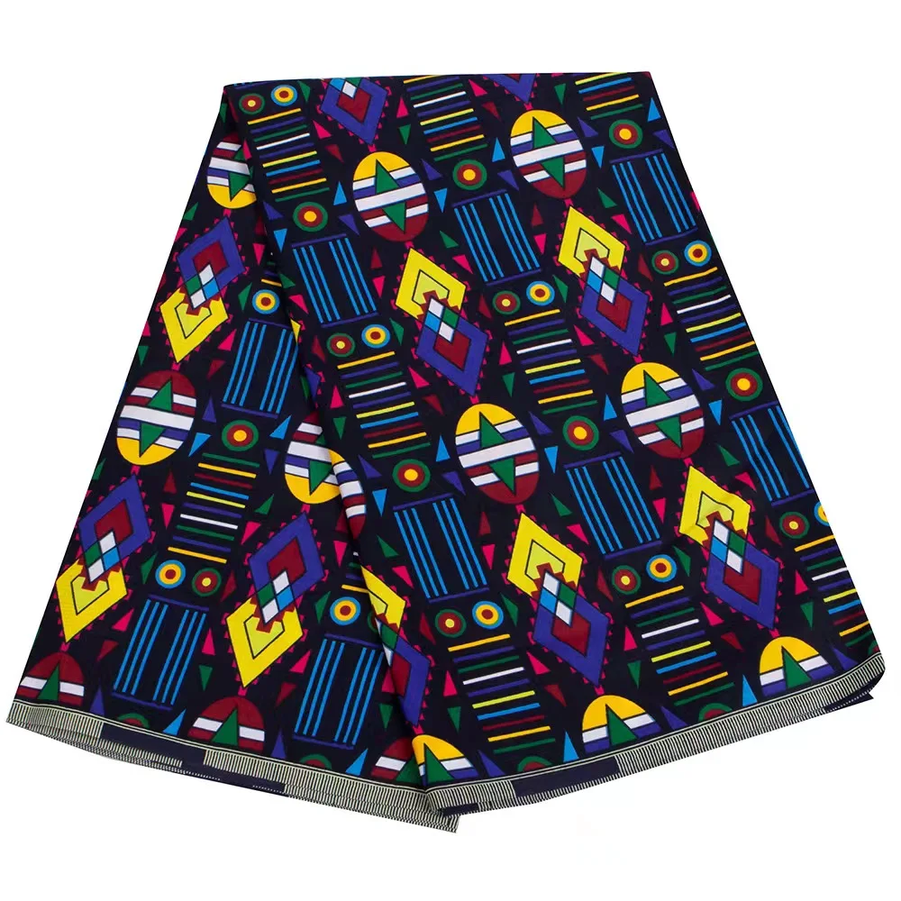 Good quality nigeria holland wax java print fabrics 6yards for making wedding