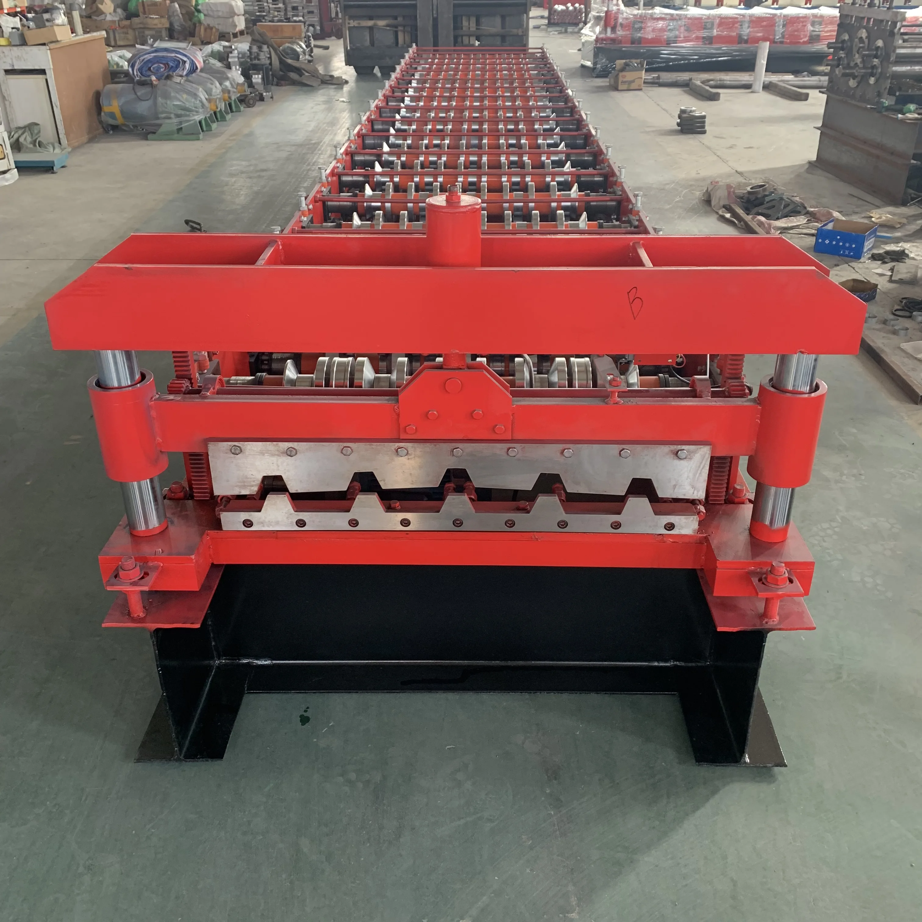 Sheets Roofing Machine Tile Making Machine Corrugated and Trapezoid Roofing Tile Roll Forming Machine