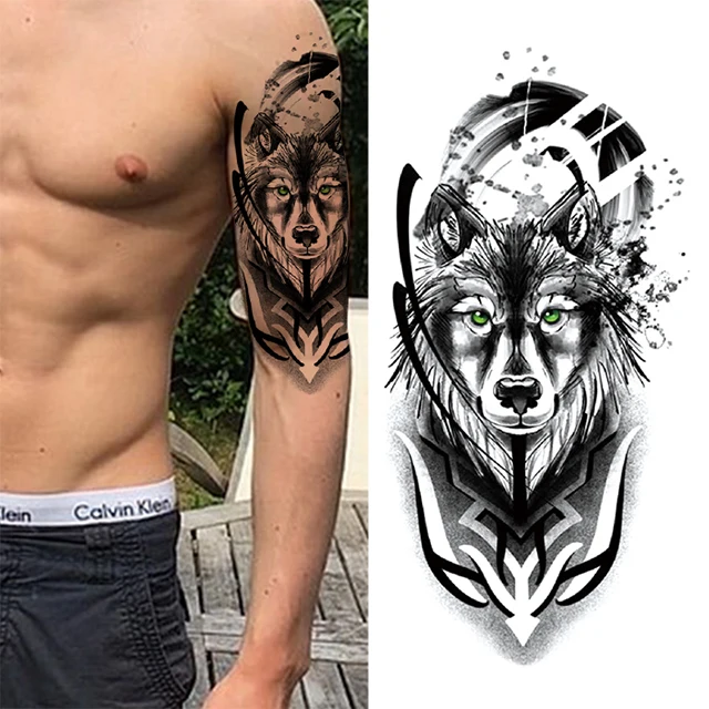 Wholesale Waterproof Temporary Sticker Tattoo Sleeves Full Arm Tattoo