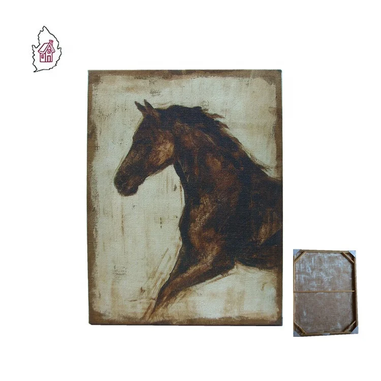 shabby chic Home decoration prints canvas linen painting wall art