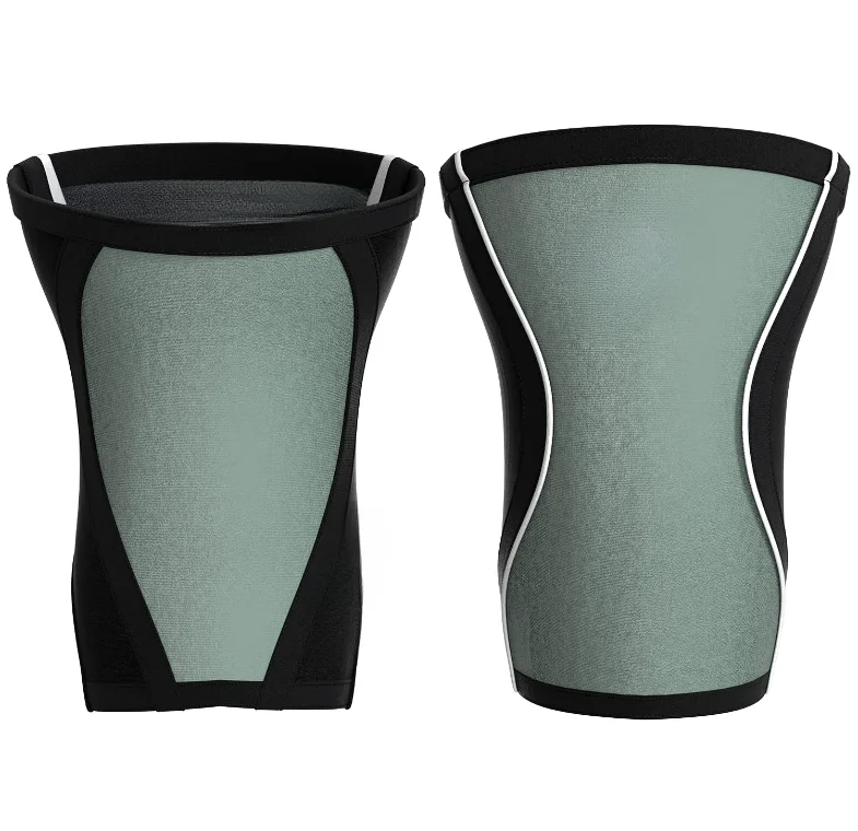 Fitnesss Weightlifting Sports Silicone Spring Thickened 5mm 7mm Neoprene Knee Sleeves Support Pad In Fitness S