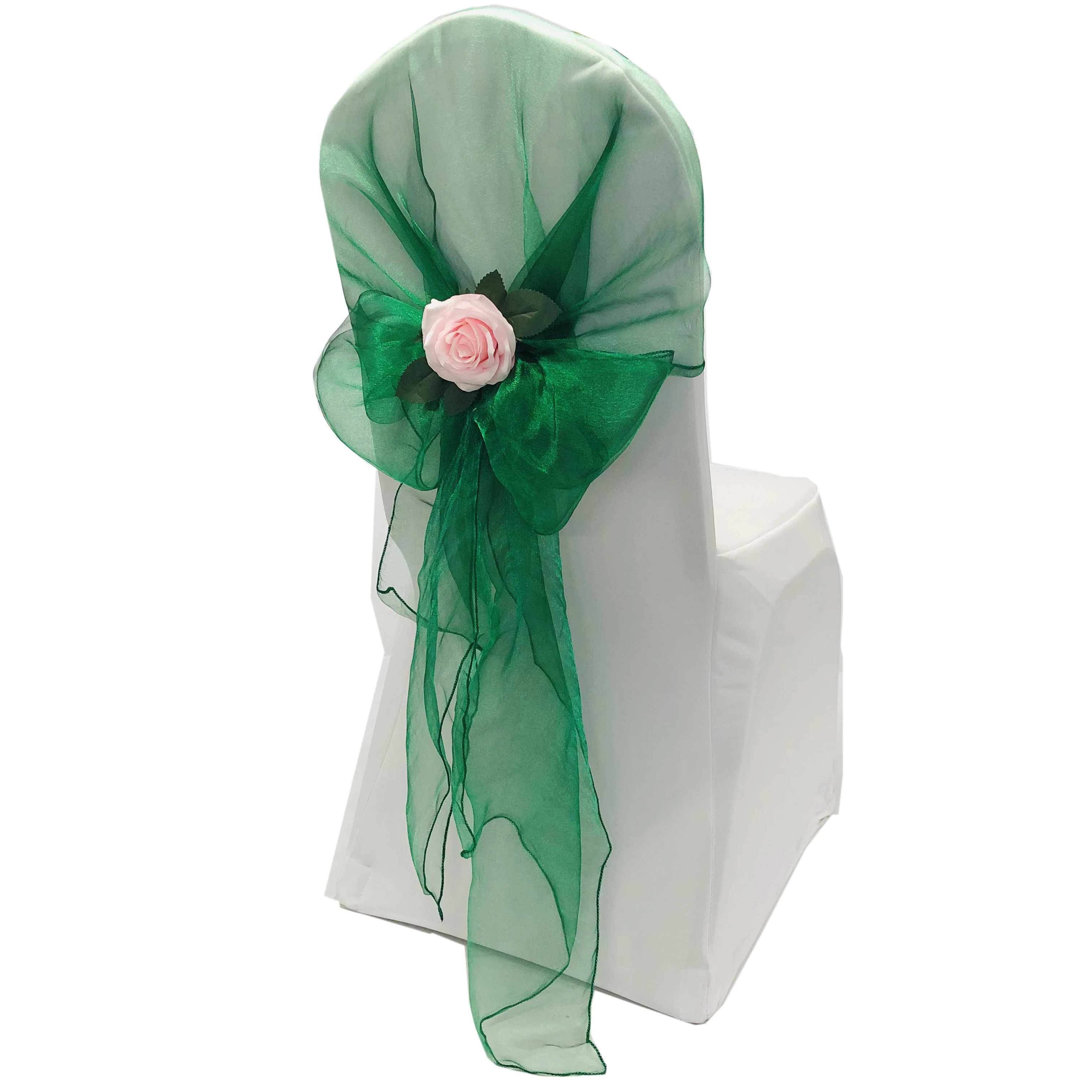 Organza Chair Hood Sashes for Wedding