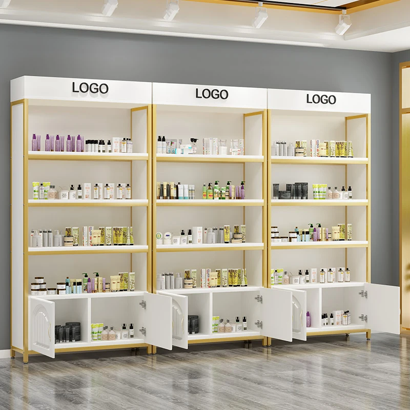 Boutique Cosmetics Display Cabinets Free Combination Supermarket Display Shelves Multilayer Maternal And Child Products Shelves