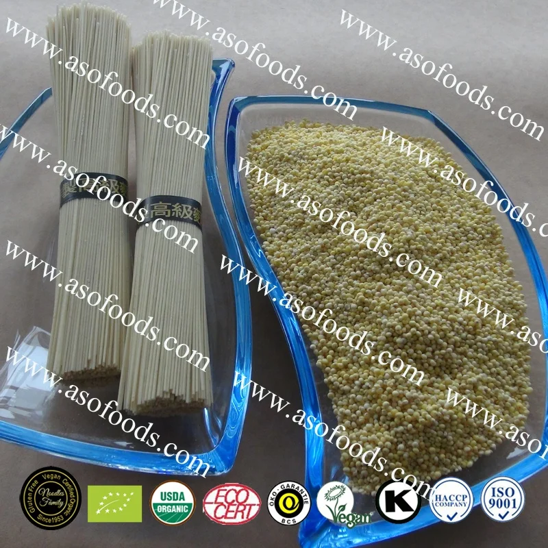 Organic grain Noodles with variety of sorghum, rice, buckwheat