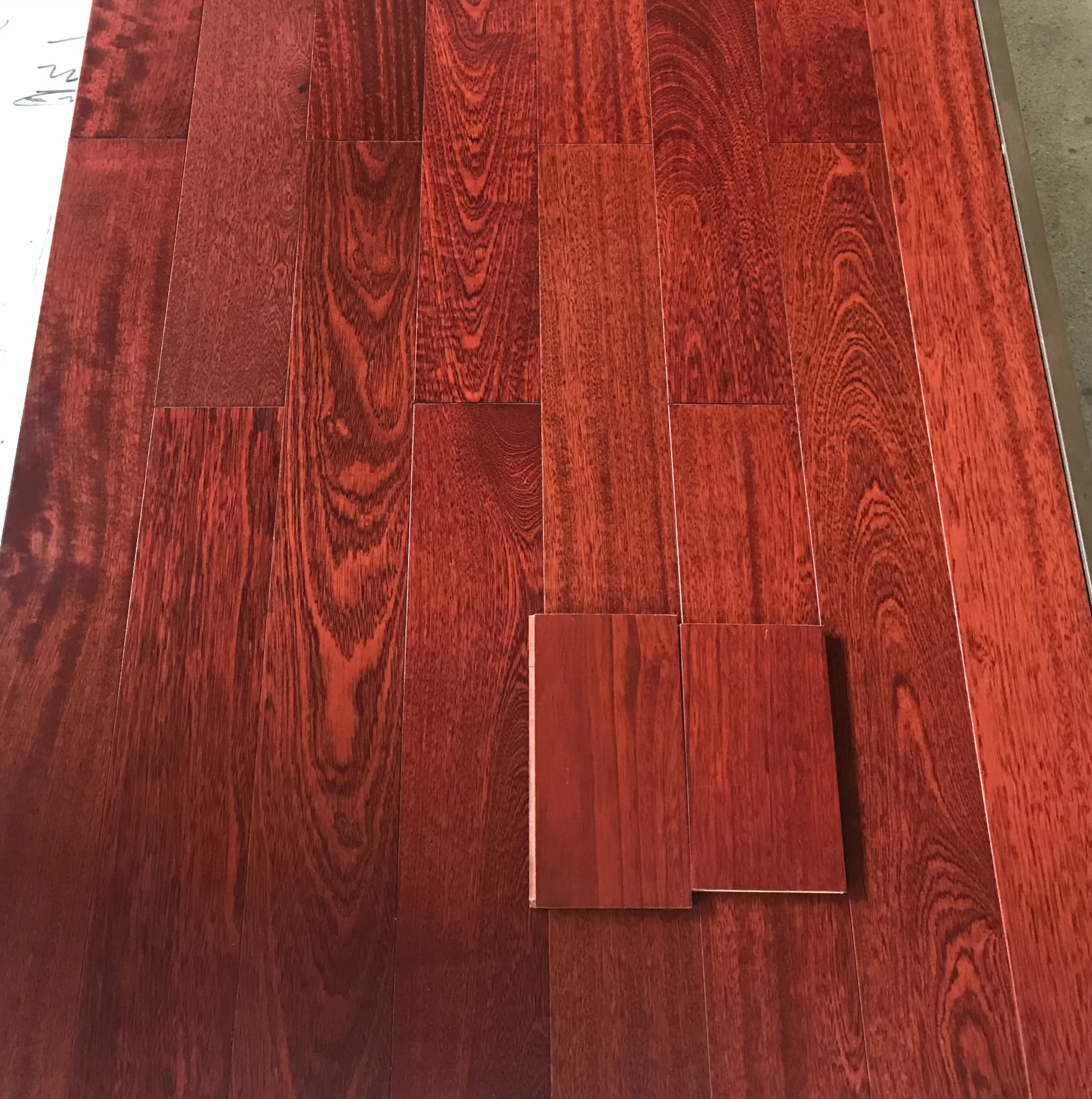wholesale Solid hardwood Jatoba Brazilian cherry wood flooring
