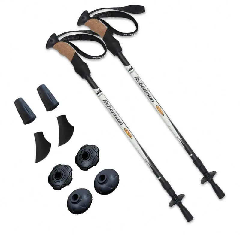 
Robinson Trekking Adjustable Walking Cane Hiking Pole Carbon Shandong 