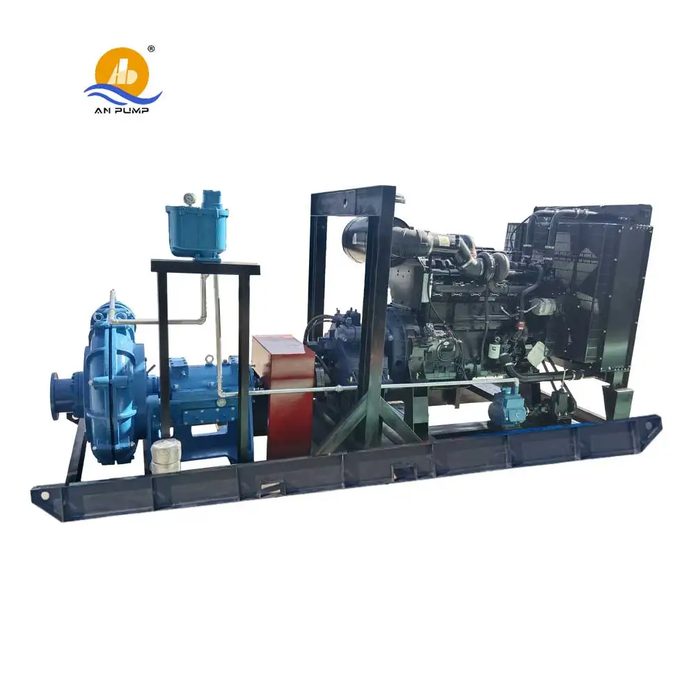 high pressure mine gold dredging heavy duty diesel slurry pump