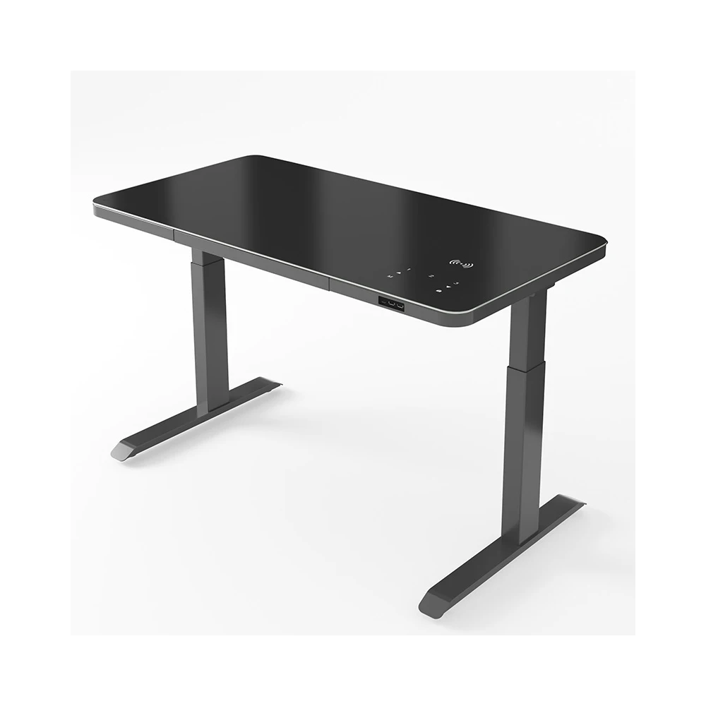 Modern Quality Office furniture workstations Electric Adjustable sit stand Desk Height Lift Computer Smart Table With Dual Motor