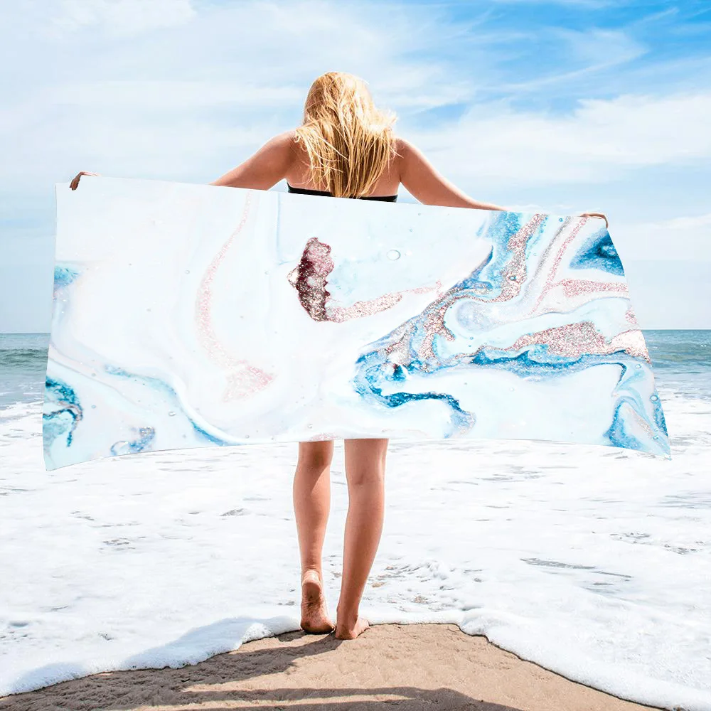 
170x90cm perfect quality printed beach towel fabrics Cost-effective sand free beach towel 
