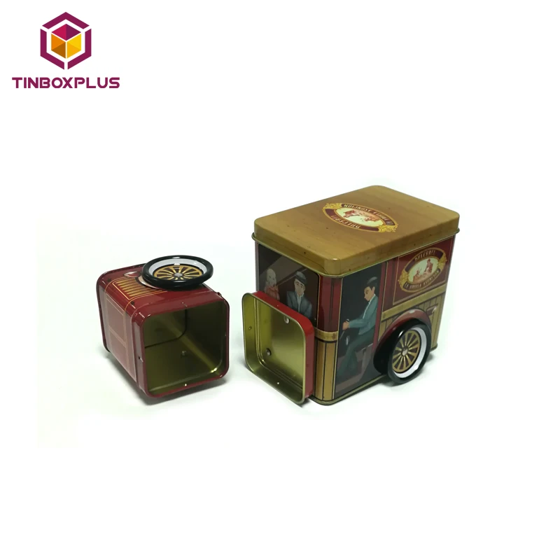 Brilliant Quality Retro Car Shape Tin Box Vintage Truck Shape Metal Tin