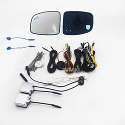 Side rearview blue mirror glass lens with blind spot system For Honda JAZZ FIT GK5 2014-2018 For CITY GM6 2015-2019 BSA BSD BSM
