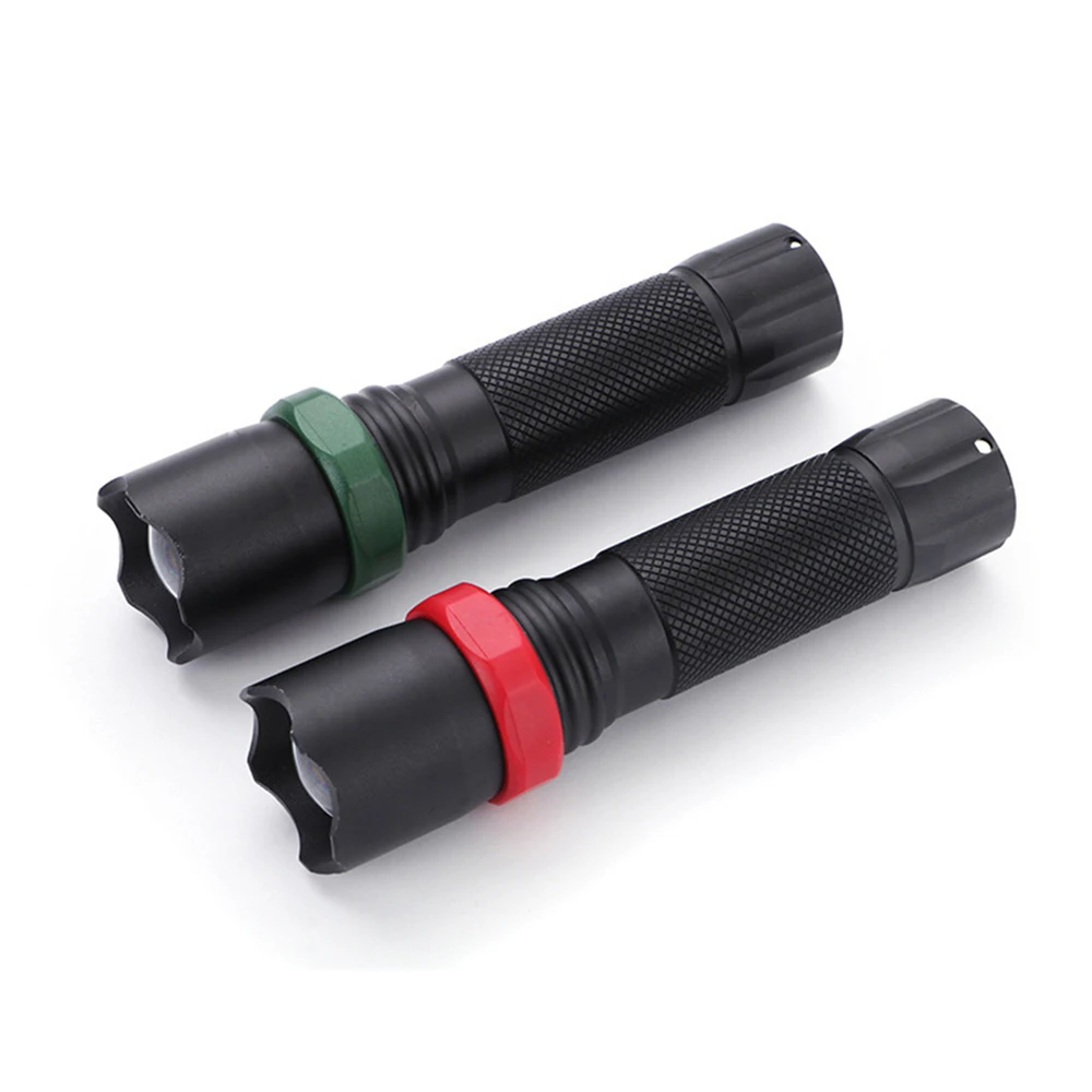 Новый светодиодный портативный алюминиевый мини-фонарик с перезаряжаемым USB телескопическим