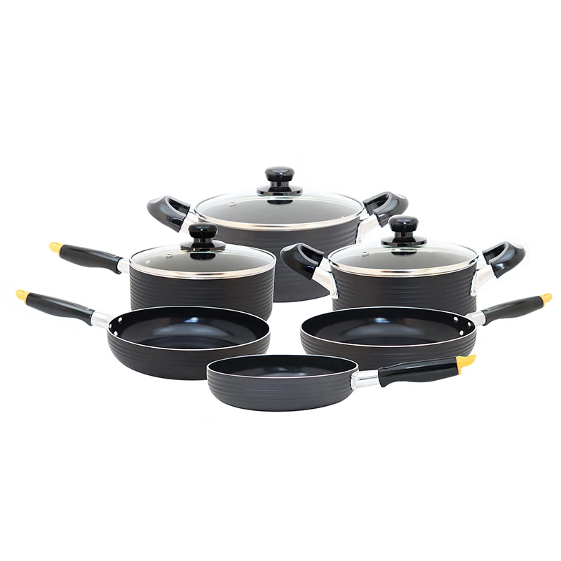 China Reliable Supplier Wholesale Customization wok Nonstick Cast Iron Cookware Set