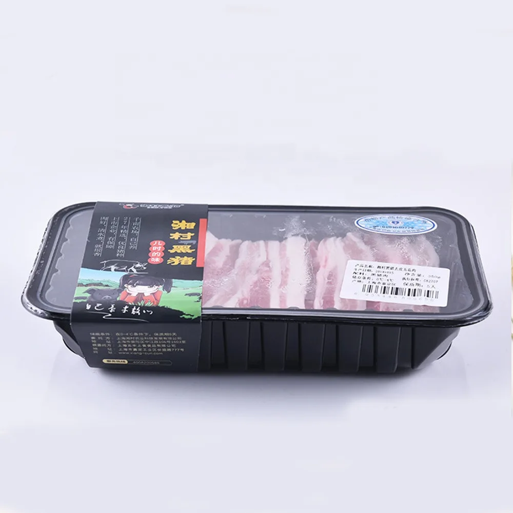 Wholesale Food Packaging Plastic Food Containers Biodegradable Meat Takeaway Tray Packaging for Meat & Vegetables