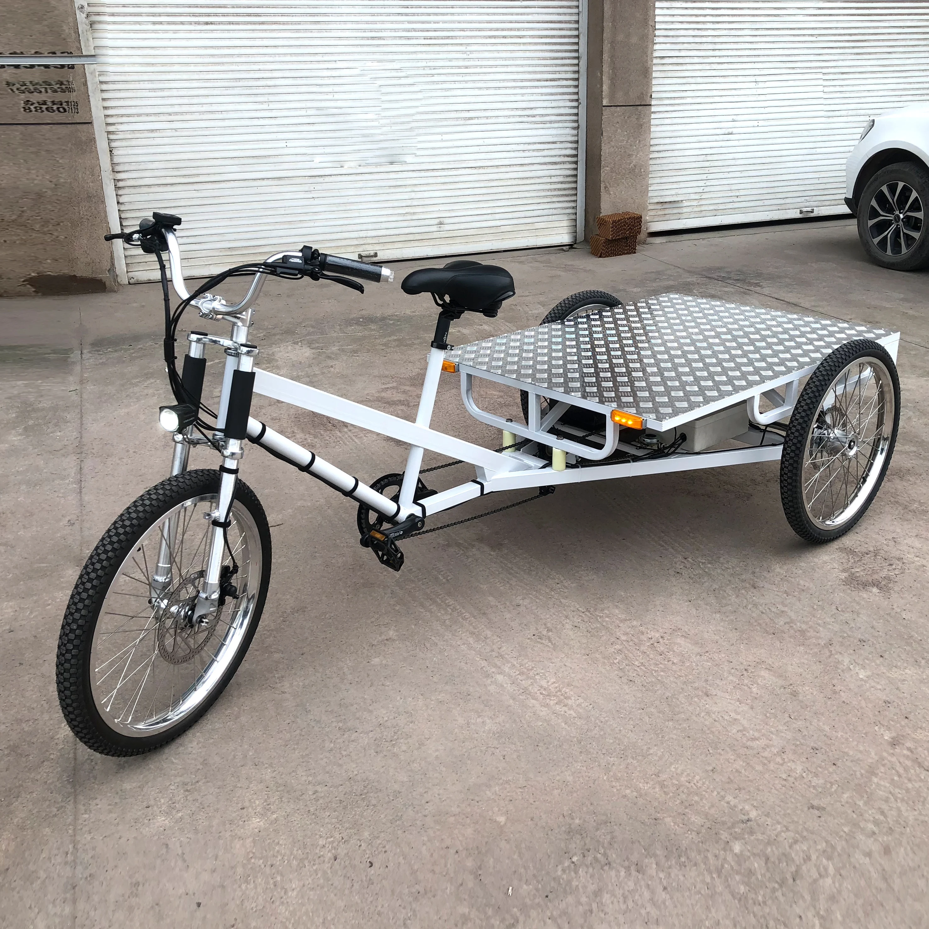 ESTER High Quality 3 Wheels Electric Cargo Flatbed Trike