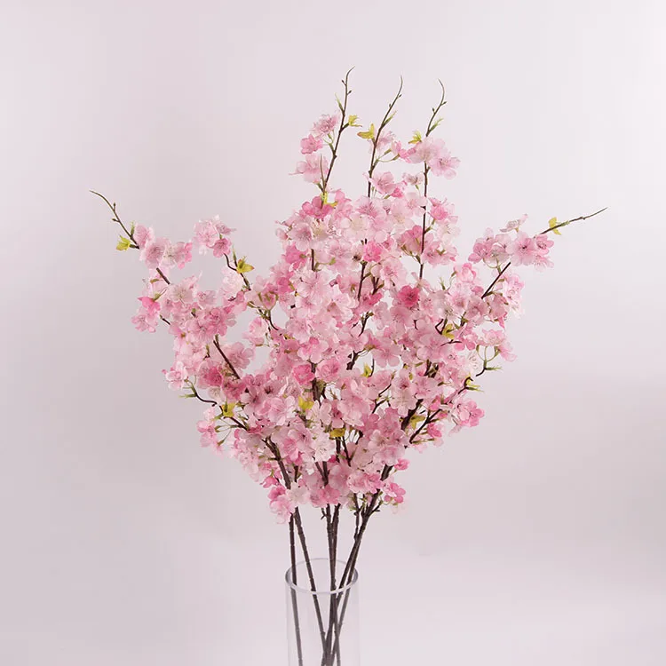 Artificial cherry blossom home decoration cherry blossom branches for home decor indoor and outdoor