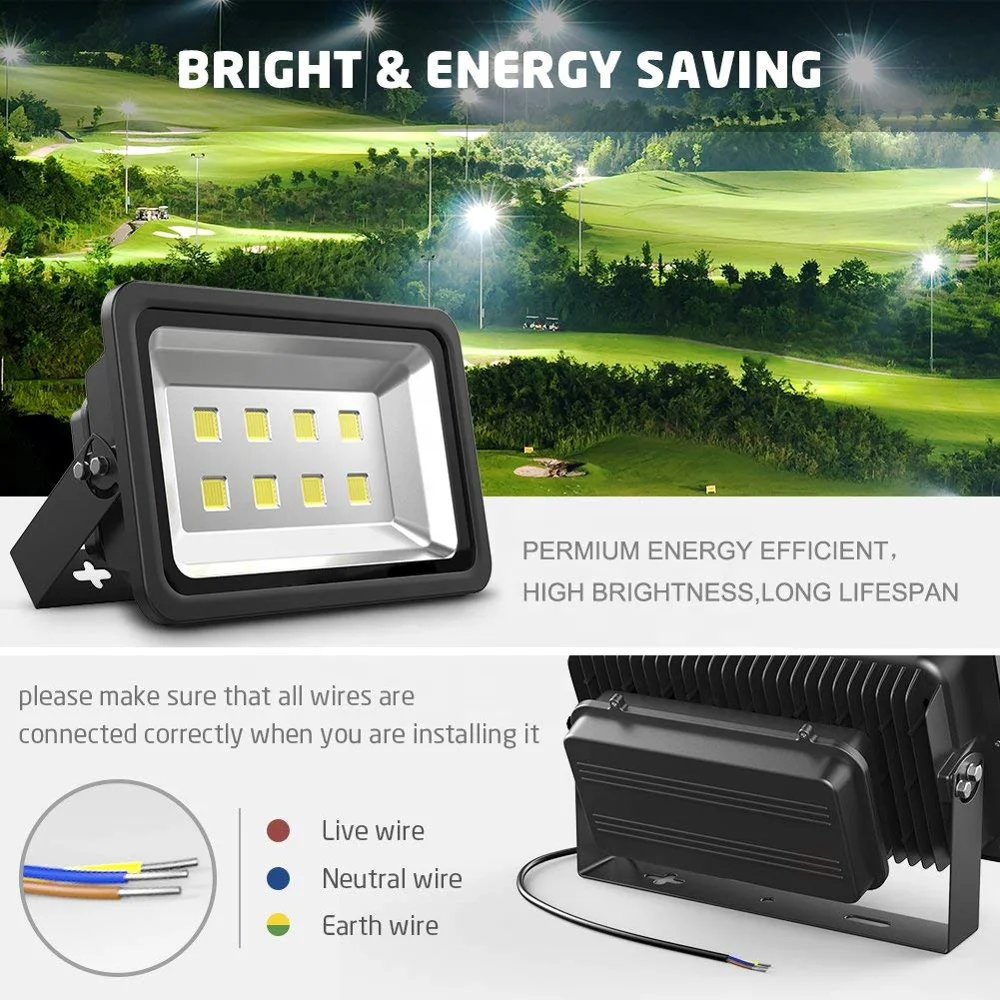 400w-led-floodlight Halogen Lamp Explosion Proof Led 220v 64000 Lumen 400w Ip65 Floodlight