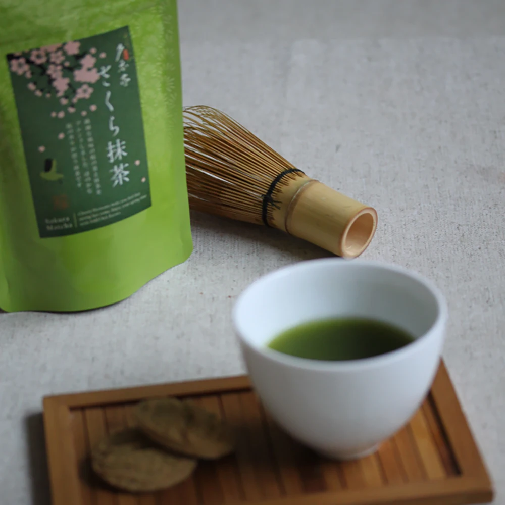 Blended Mellow SAKURA Matcha Drink Healthy Green Tea Price For All Age