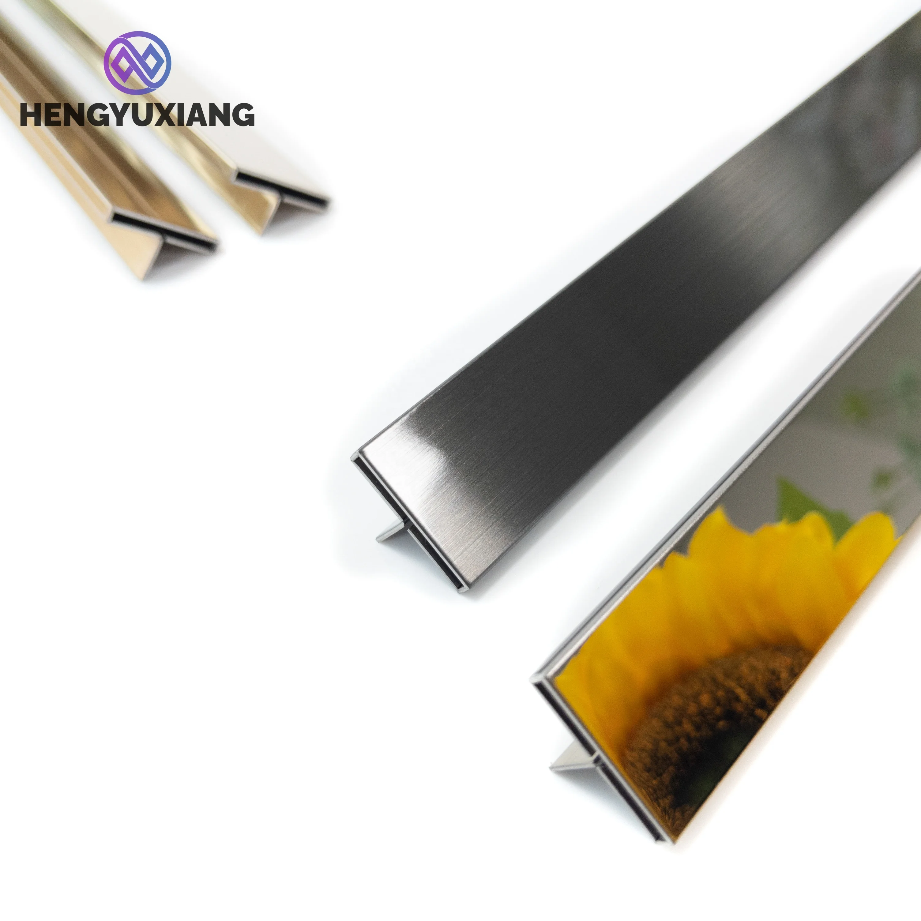 Wholesale Price T Profile Tile Edging Strip Tile Corner Trim Stainless Steel For Wall And Floor Border
