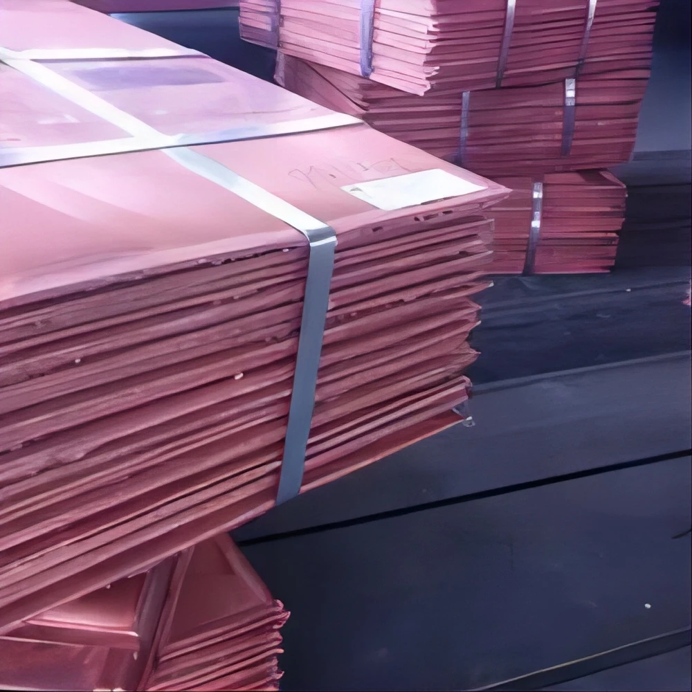 Copper Cathode Cathode Copper Cheap Price 99 99 Pure TIA Steel Belt Surface Plate Package Bundle Weight Level Origin Stable