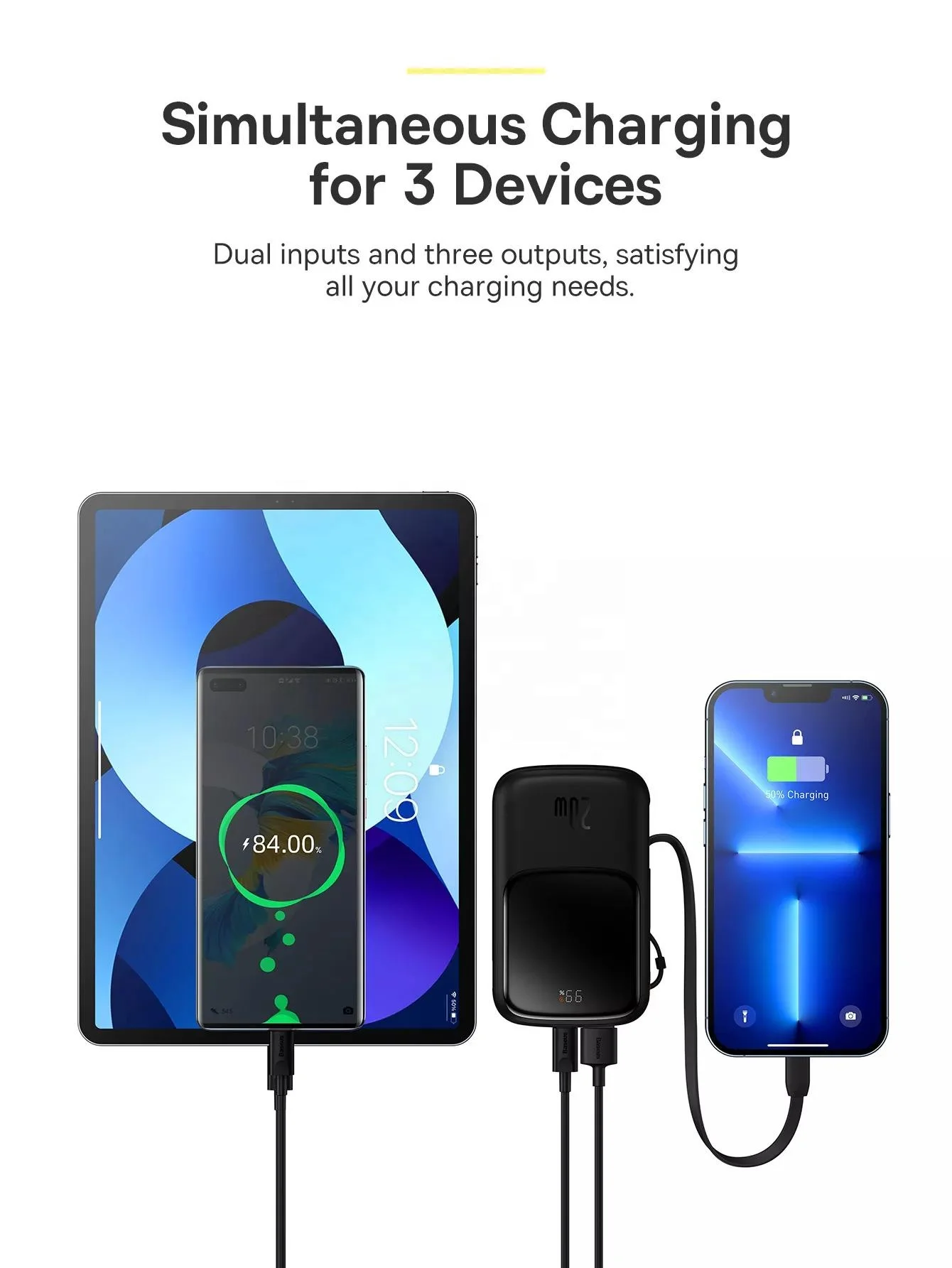 2022 Fast Quick Charge LED Display Fast Charging Power Bank 10000mAh 20W External Phone Battery Pack